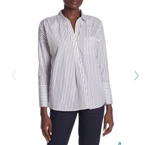 Joie Selinde Long Sleeve Stripe Blouse